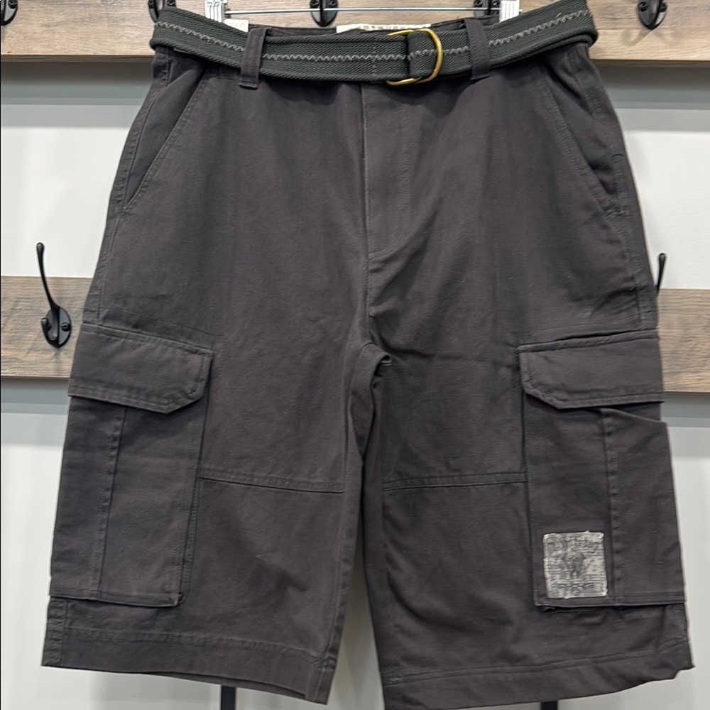 White Stag Cargo Shorts Gray Relaxed Fit